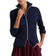 Peter Millar Women's Coolspun Lite Cotton Ribbed Cardigan - Navy