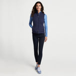 Peter Millar 女式 Fuse Hybrid 高尔夫背心 - 海军蓝