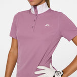 J.Lindeberg Women's Piper Golf Polo Shirt - Very Grape