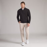 Puma Cloudspun Fleece 1/4 Zip Mid-Layer Pullover - Black