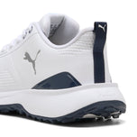 Puma Fusion Grip 6 Evo Spikeless Golf Shoes - Puma White/Puma Silver
