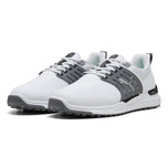 Puma Ignite Elevate 2 Wide Spikeless Golf Shoes - Puma White/Slate Sky/Puma Black