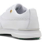 Puma Royale Wingtip Golf Shoes - Puma White/Vapor Grey/Grassy Green