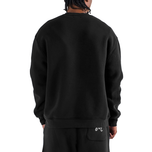 Malbon Range Cooper Golf Crewneck Sweatshirt - Black