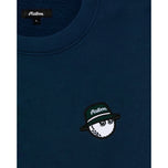 Malbon Range Cooper Golf Crewneck Sweatshirt - Navy