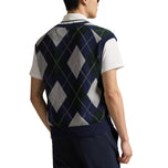 RLX Ralph Lauren Polo Argyl 2/48 棉质 Coolmax 高尔夫背心 - Argyle 多色