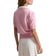 RLX Ralph Lauren Women's 2/48 Cotton Blend Short Sleeve Knitted Golf Polo Shirt - Light Pink/white Splash