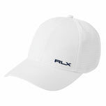 RLX RALPH LAUREN女性性能徽标网眼Pannel Cap-陶瓷白色
