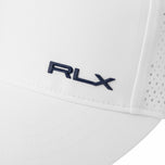 RLX RALPH LAUREN女性性能徽标网眼Pannel Cap-陶瓷白色