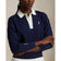 RLX Ralph Lauren Women's Performance Polo Collar Knitted Pullover - Refined Navy
