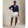 RLX Ralph Lauren Women's Performance Polo Collar Knitted Pullover - Refined Navy