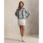 RLX Ralph Lauren Women's Performance Windbreaker Full-Zip Golf Jacket - Spring Madras
