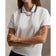 RLX Ralph Lauren 女式 Tour Pique 高尔夫 Polo 衫 - 陶瓷白