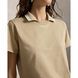 RLX Ralph Lauren Women's Tour Pique Golf Polo Shirt - Classic Tan