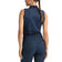 Rohnisch Women's Nicky Sleeveless Golf Polo Shirt - Micro R Check Navy