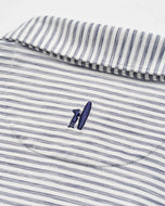 Johnnie-O Performance Featherweight Polo Seymour Stripe - Navy