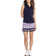 Golftini Women's Sleeveless Ruffle Golf Polo Shirt - Navy