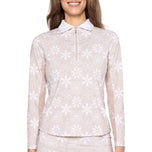 Golftini女子凉爽的女孩长袖高尔夫球球衫 - 沙吧