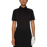 J.Lindeberg Women's Tara Golf Polo Shirt - Black