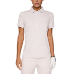 J.Lindeberg Women's Tour Tech Golf Polo Shirt - Grey Lilac