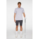 J.Lindeberg Tour Tech Regular Fit Golf Polo Shirt - Light Grey Melange
