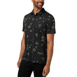 Travis Mathew 饮料车高尔夫 Polo 衫 - 黑色