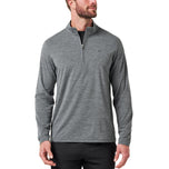 Travis Mathew Heater Pro Golf 1/4 Zip - Heather Grey