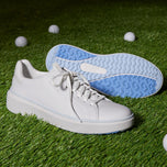 Cole Haan Women's GrandPrø Topspin Waterproof Golf Shoes - Optic White/Heather Gray