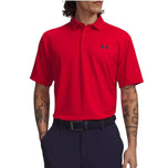 Under Armour 比赛 Polo 高尔夫衬衫 - 红色