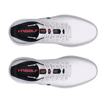 Under Armour Medal 2 Wide Spikeless Golf Shoes - White/Mod Grey