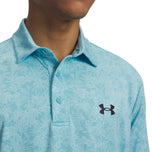 Under Armour Playoff 3 印花高尔夫 Polo 衫 - 蓝色/海军蓝