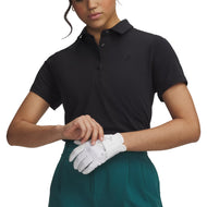 Under Armour 女式 ArmourDry 高尔夫 Polo 衫 - 黑色