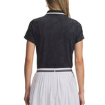 Under Armour 女式 ArmourDry 提花高尔夫 Polo 衫 - 黑色