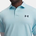 Under Armour 比洞赛高尔夫 Polo 衫 - 浅蓝色