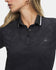 Under Armour 女式 ArmourDry 提花高尔夫 Polo 衫 - 黑色