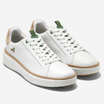 Cole Haan Women's GrandPrø Topspin Waterproof Golf Shoes - Optic White/Myrtle