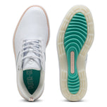 棕褐色女子前卫2尖峰高尔夫球鞋 - 彪马白/岛粉红色