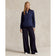RLX Ralph Lauren Women's Cool Wool Hybrid Performance Full-Zip Jacket - French Navy