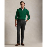 马球表演拉尔夫·劳伦（Ralph Lauren）表演1/4邮政高尔夫毛衣 - 新森林