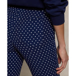 RLX Ralph Lauren Women's Eagle Stretch Twill Golf Pants - Navy Polka Dot