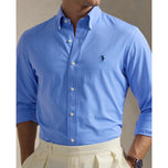 Polo Performance Ralph Lauren Classic Fit Performance Twill Shirt - Harbor Island Blue