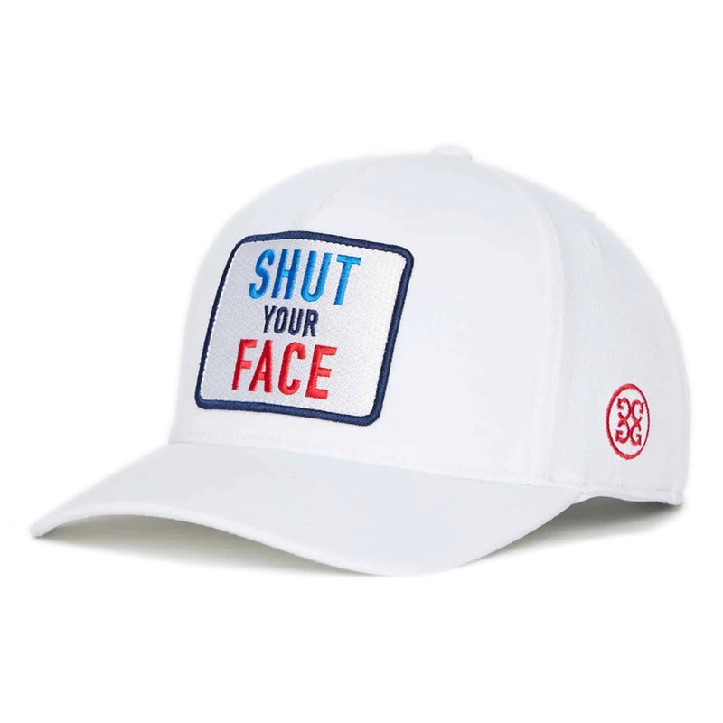 G/fore Shut Your Face Snapback Hat - Snow