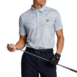 Lyle＆Scott Floral Polo Golf衬衫 -  Pebbel