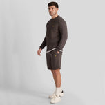 Lyle＆Scott Fly Fleece船员脖子 - 石墨