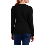 Nivo Women's Nicole V-Neck Sweater - Black