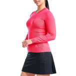 Nivo Women's Nicole V-Neck Sweater - Cherry