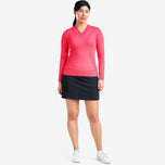 Nivo Women's Nicole V-Neck Sweater - Cherry