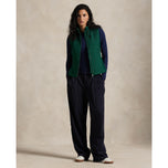 RLX RALPH LAUREN妇女混合表演缝背心 - 猎人绿色