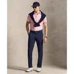 RLX Ralph Lauren 印花轻质气流高尔夫 Polo 衫 - 卡梅尔粉玉兰钻石