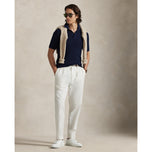 RLX Ralph Lauren棉花Coolmax针织高尔夫球球衫 - 精制海军